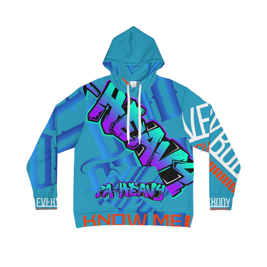 Turquoise Gator Drip Exclusive Supa-Heavy Excess-Stunna Hypa-Flex Limited Edition OG Flawda Mane “Everybody Know Me” Men's Playuz Hoodie