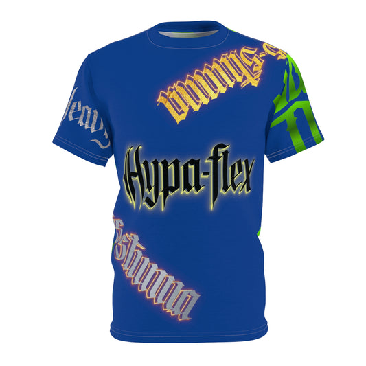 Dark Blue Gator Drip Exclusive Supa-Heavy Excess-Stunna Hypa-Flex Limited Edition OG "Excess-Stunna Collection" Unisex Cut & Sew Tee
