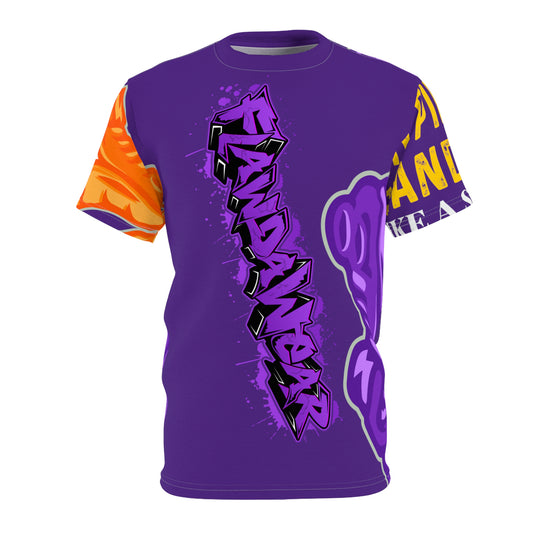 Purple Flawdawear Limited Edition OG Flawda Mane “My Piece Stand Out Like A Sailboat” Unisex Cut & Sew Playuz Tee