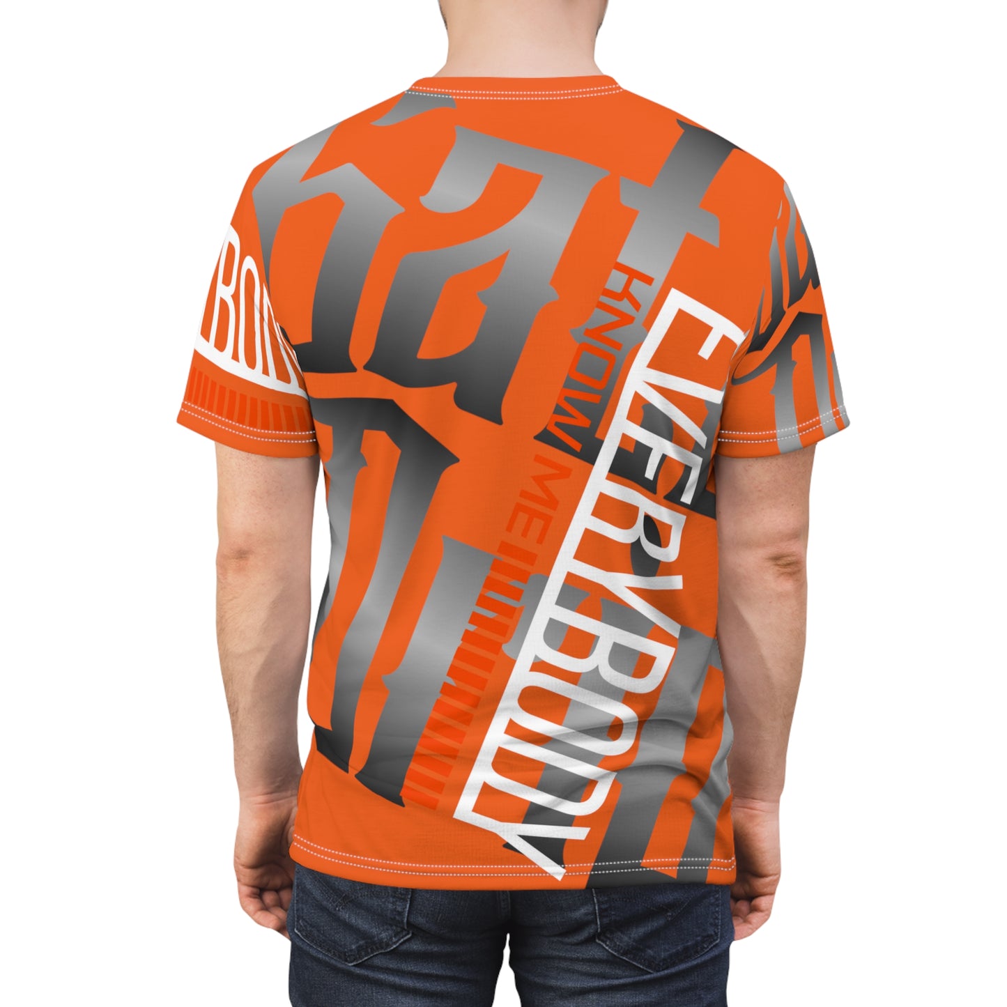 Orange Gator Drip Exclusive Supa-Heavy Excess-Stunna Hypa-Flex Limited Edition OG Flawda Mane “Everybody Know Me” Unisex Cut & Sew Playuz Tee