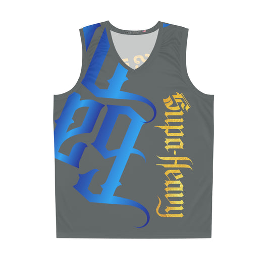 Dark Grey Gator Drip Exclusive Supa-Heavy Excess-Stunna Hypa-Flex Limited Edition OG Flawda Mane “My Piece Stand Out Like A Sailboat” Basketball Playuz Jersey