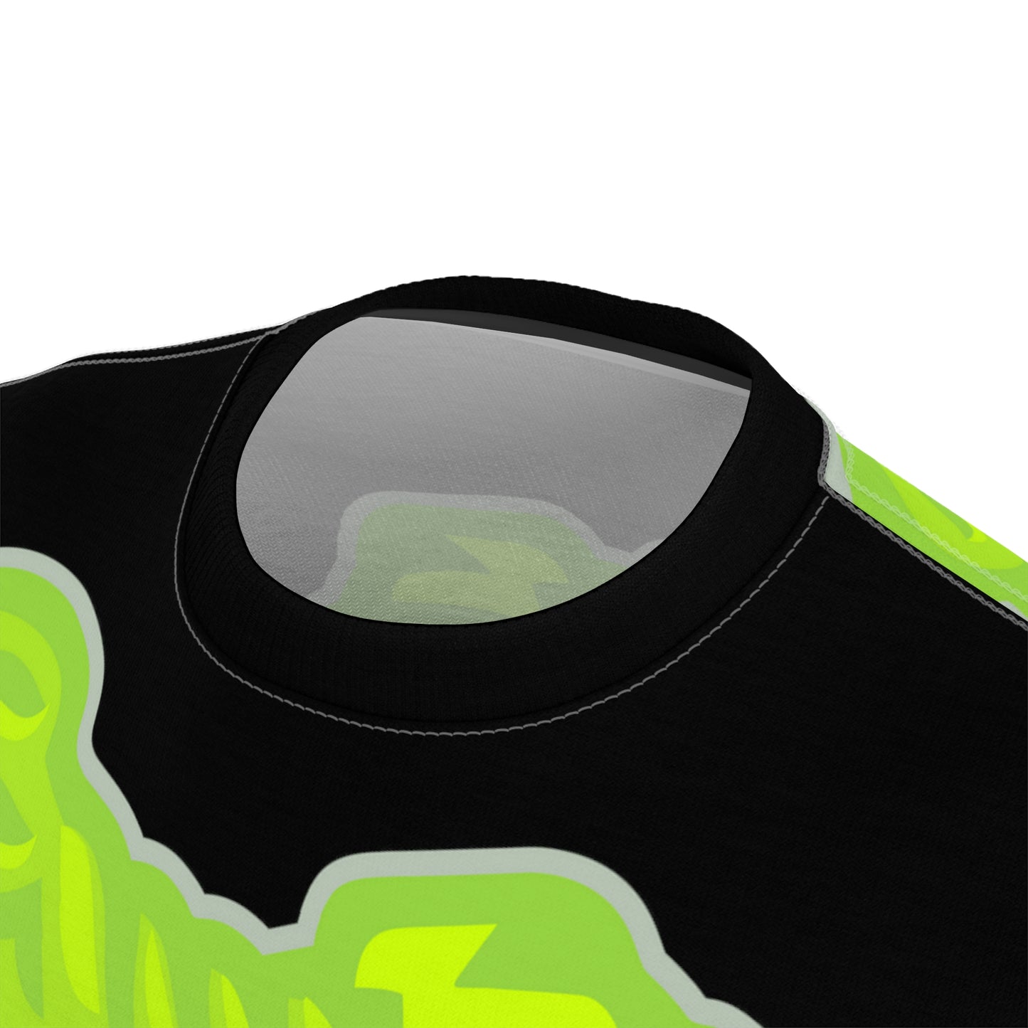 Black/Lime Flawdawear Limited Edition OG Flawda Mane “From Ramen Noodles To 5 Star” Unisex Cut & Sew Playuz Tee