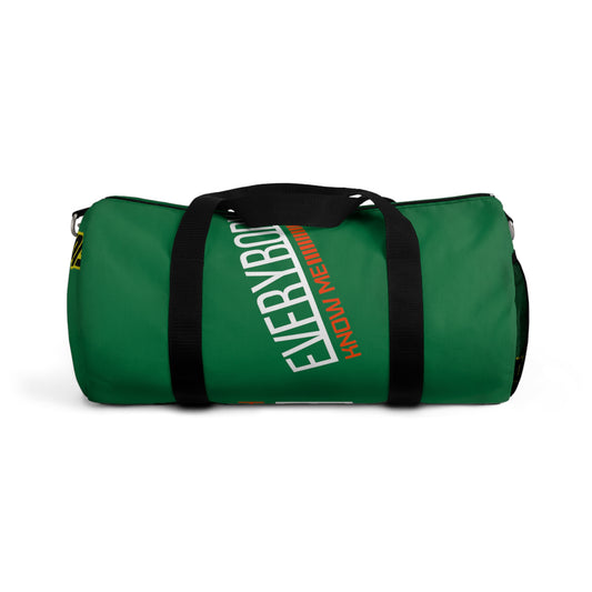 Dark Green Flawdawear Limited Edition OG Flawda Mane “Everybody Know Me” Duffle Playuz Bag