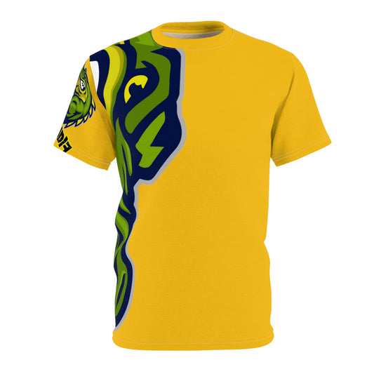 Yellow Flawdawear Limited Edition OG Rich Daddy “Attorney Fees Collected Back 2 Cakewood” Unisex Cut & Sew Playuz Tee