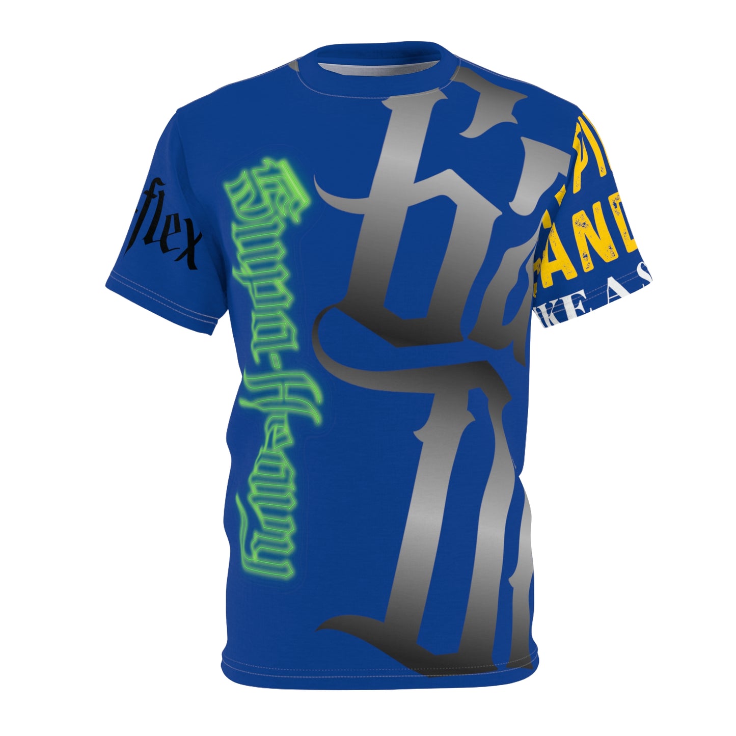 Blue Gator Drip Exclusive Supa-Heavy Excess-Stunna Hypa-Flex Limited Edition OG Flawda Mane “My Piece Stand Out Like A Sailboat” Unisex Cut & Sew Playuz Tee