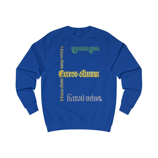 Dark Blue Gator Drip Exclusive Supa-Heavy Excess-Stunna Hypa-Flex Limited Edition OG “Excess-Stunna Collection” Men's Playuz Sweatshirt