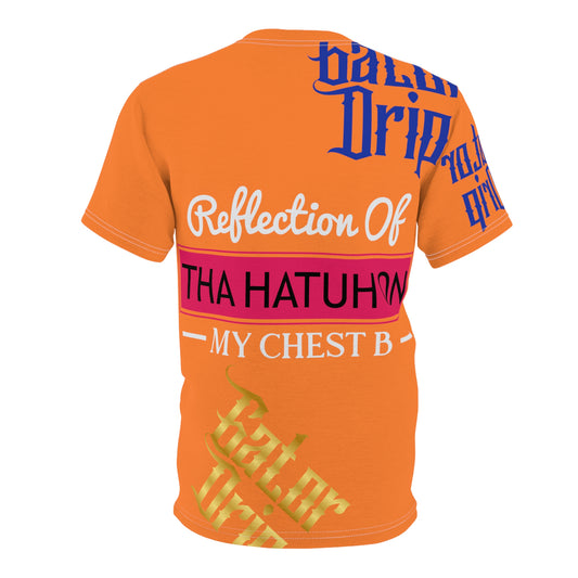 Crusta Gator Drip Exclusive Supa-Heavy Excess-Stunna Flex Alligator Playuz Limited Edition OG Multi-Logo Rich Daddy “Reflection Of Tha Hatuh On My Chest B" Unisex Cut & Sew Playuz Tee