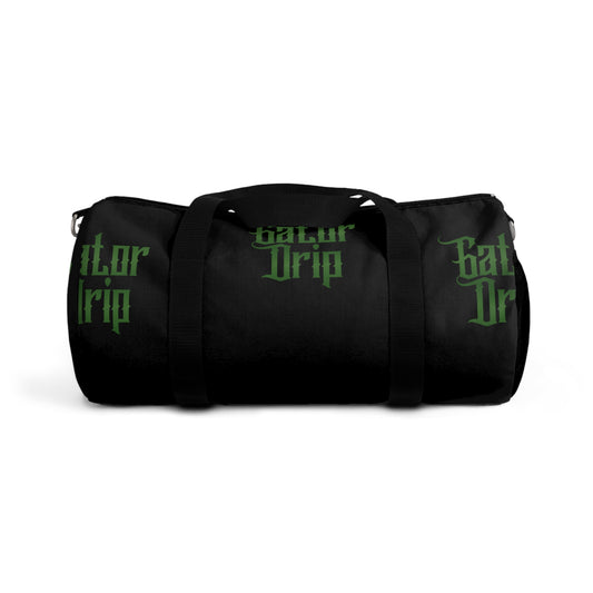 Black Gator Drip Exclusive Supa-Heavy Excess-Stunna Flex "All My Caddies Got Temps On Em" Limited Edition OG Rich Daddy Duffel Playuz Bag