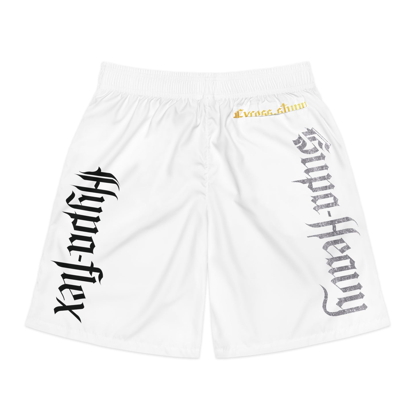 White Gator Drip Exclusive Supa-Heavy Excess-Stunna Hypa-Flex Limited Edition OG “Excess-Stunna Collection” Men's Jogguz Playuz Shorts