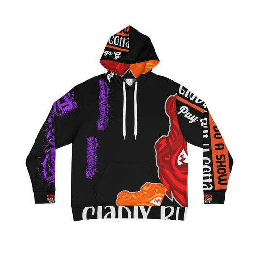 Black Flawdawear Limited Edition OG Rich Daddy “Will We Do A Show Gladly But U Gotta Pay Us In Bags G” Men's Playuz Hoodie