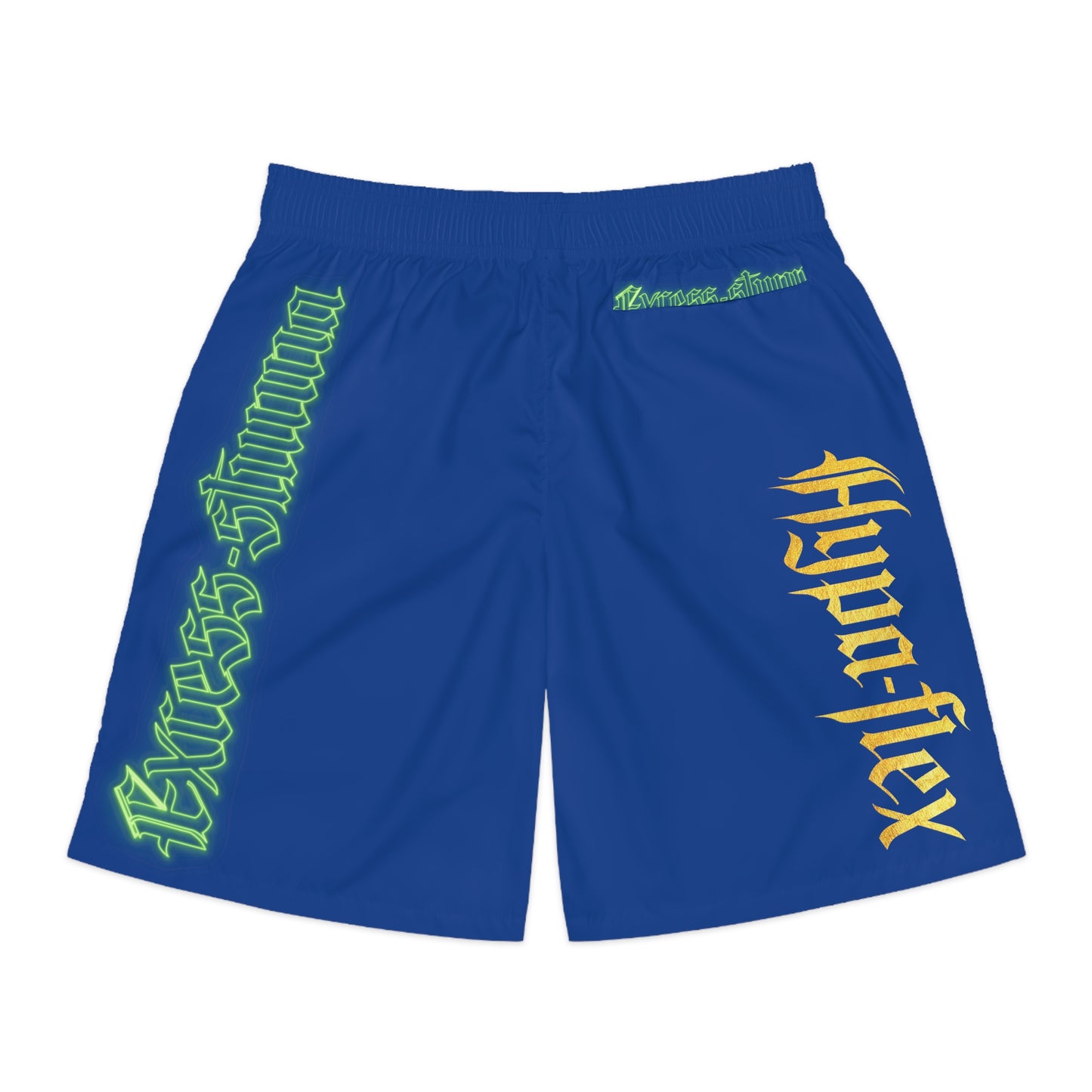 Dark Blue Gator Drip Exclusive Supa-Heavy Excess-Stunna Hypa-Flex Limited Edition OG “Excess-Stunna Collection” Men's Jogguz Playuz Shorts