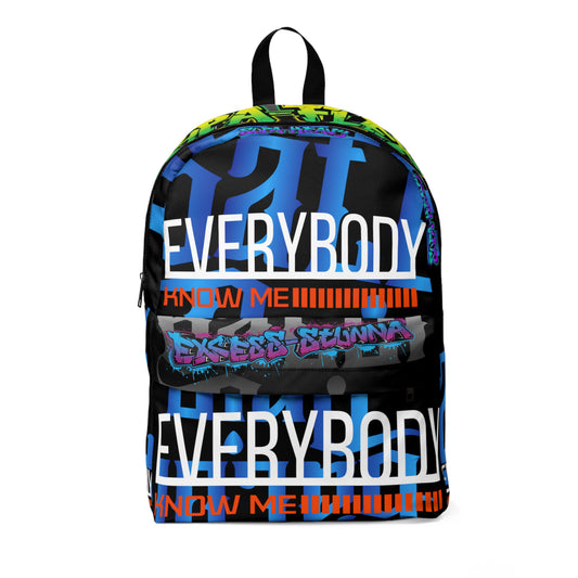Black Gator Drip Exclusive Supa-Heavy Excess-Stunna Hypa-Flex Limited Edition OG Flawda Mane “Everybody Know Me” Classic Playuz Backpack