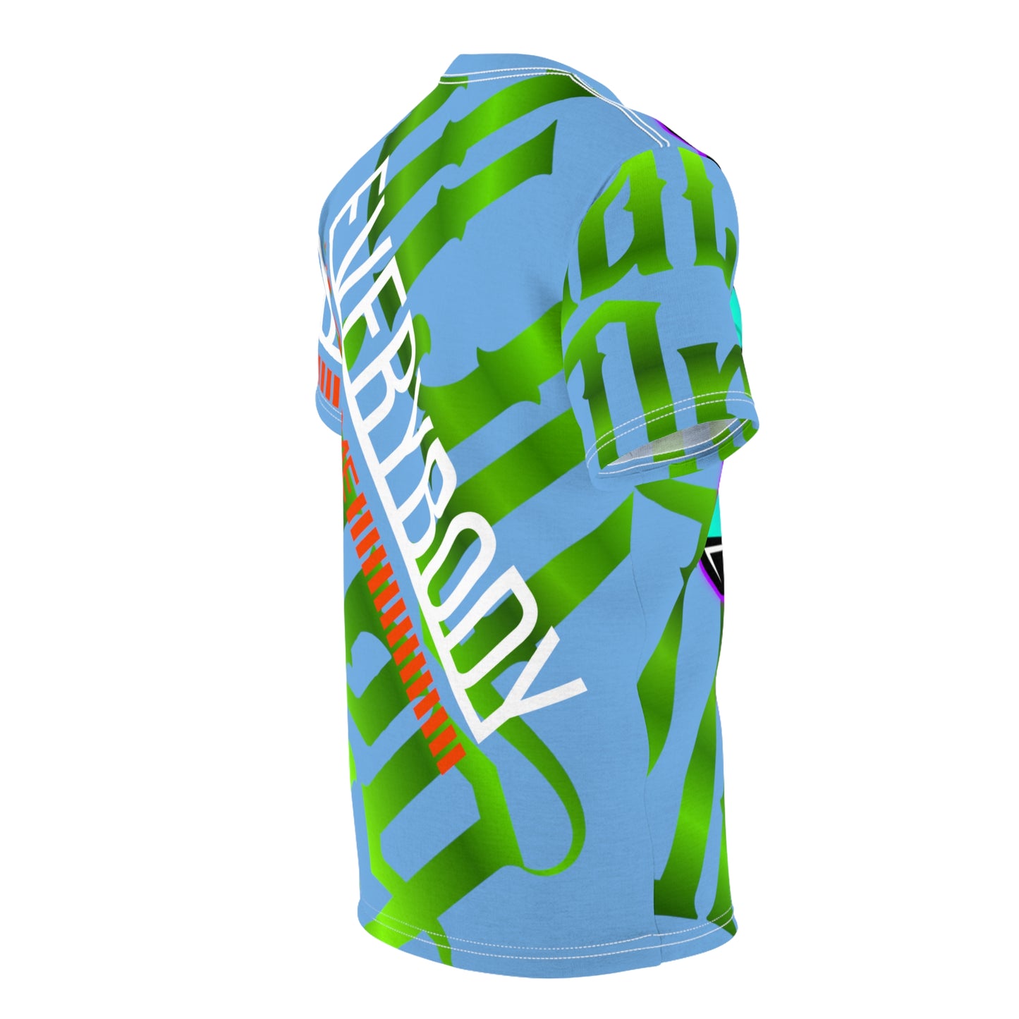 Light Blue Gator Drip Exclusive Supa-Heavy Excess-Stunna Hypa-Flex Limited Edition OG Flawda Mane “Everybody Know Me” Unisex Cut & Sew Playuz Tee