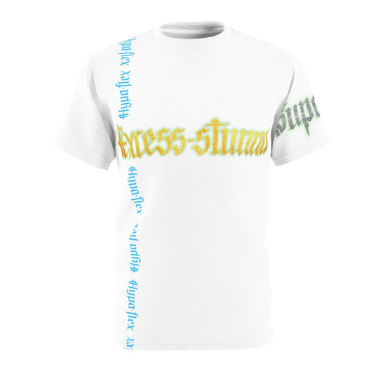 White Gator Drip Exclusive Supa-Heavy Excess-Stunna Hypa-Flex Limited Edition OG “Excess-Stunna Collection” Unisex Cut & Sew Playuz Tee