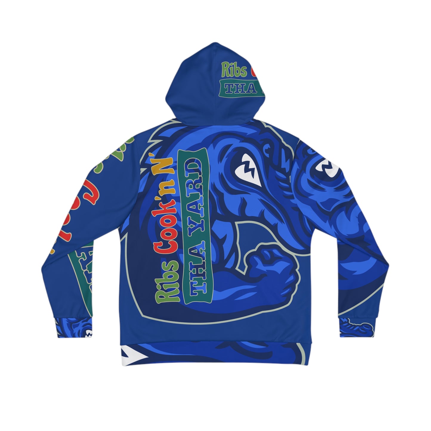 Blue Flawdawear Limited Edition OG Flawda Mane “Ribs Cook’n N’ Men's Playuz Hoodie