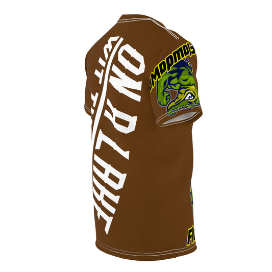 Brown Flawdawear Flawda Mane “On A Lake Wit Tha Skis” Limited Edition OG Unisex Cut & Sew Playuz Tee