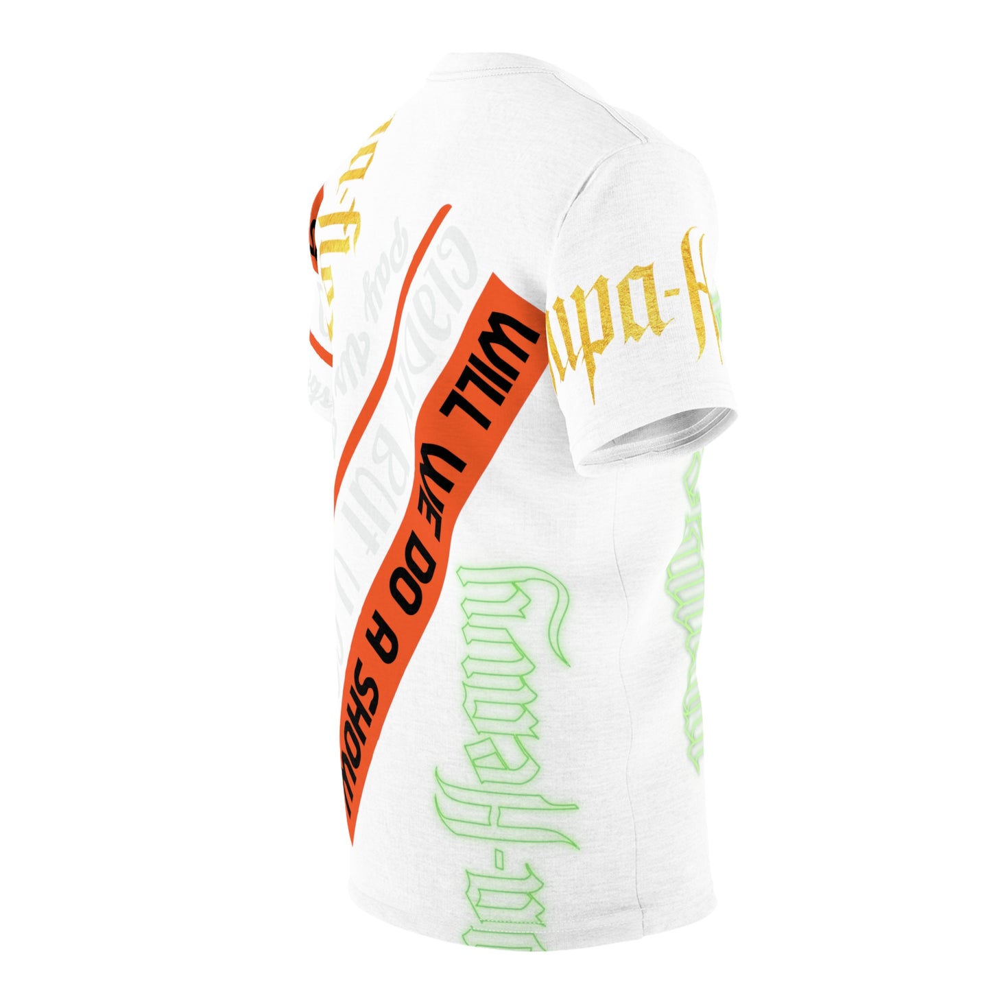 White Gator Drip Exclusive Supa-Heavy Excess-Stunna Hypa-Flex Limited Edition OG Rich Daddy “Will We Do A Show Gladly But U Gotta Pay Us In Bags G” Unisex Cut & Sew Playuz Tee