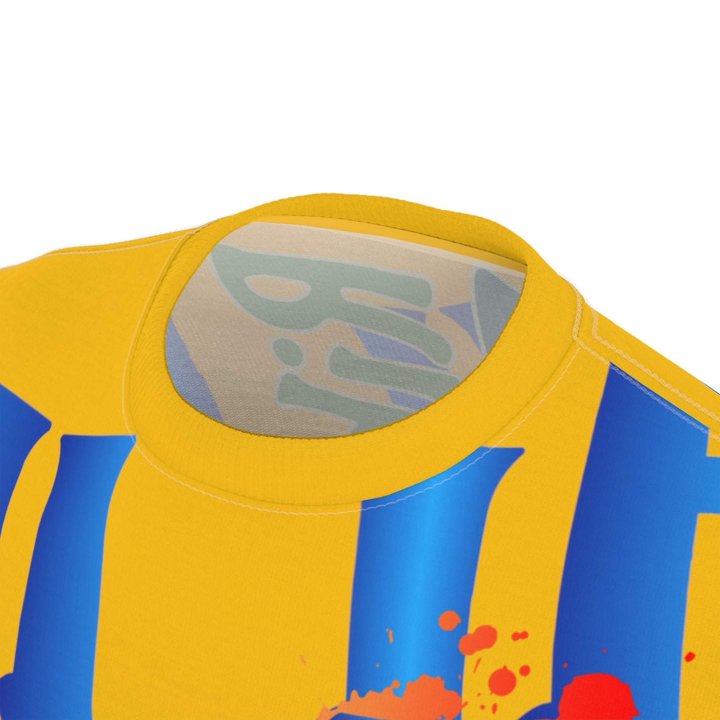 Yellow Gator Drip Exclusive Supa-Heavy Excess-Stunna Hypa-Flex Limited Edition OG Flawda Mane “Ribs Cook’n N’ Tha Yard” Unisex Cut & Sew Playuz Tee