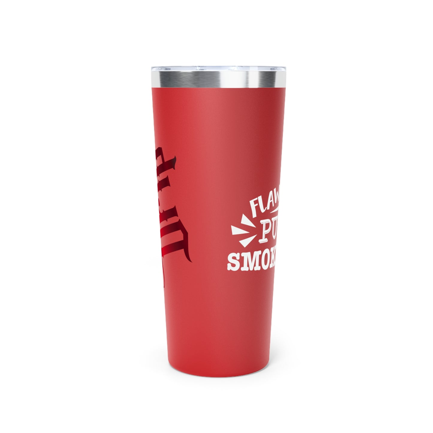 Red Gator Drip Exclusive Supa-Heavy Excess-Stunna Hypa-Flex Limited Edition OG Alligator Playuz "Flawda Mane Put Dat Smoke On You" Copper Vacuum Insulated Tumbler, 22oz