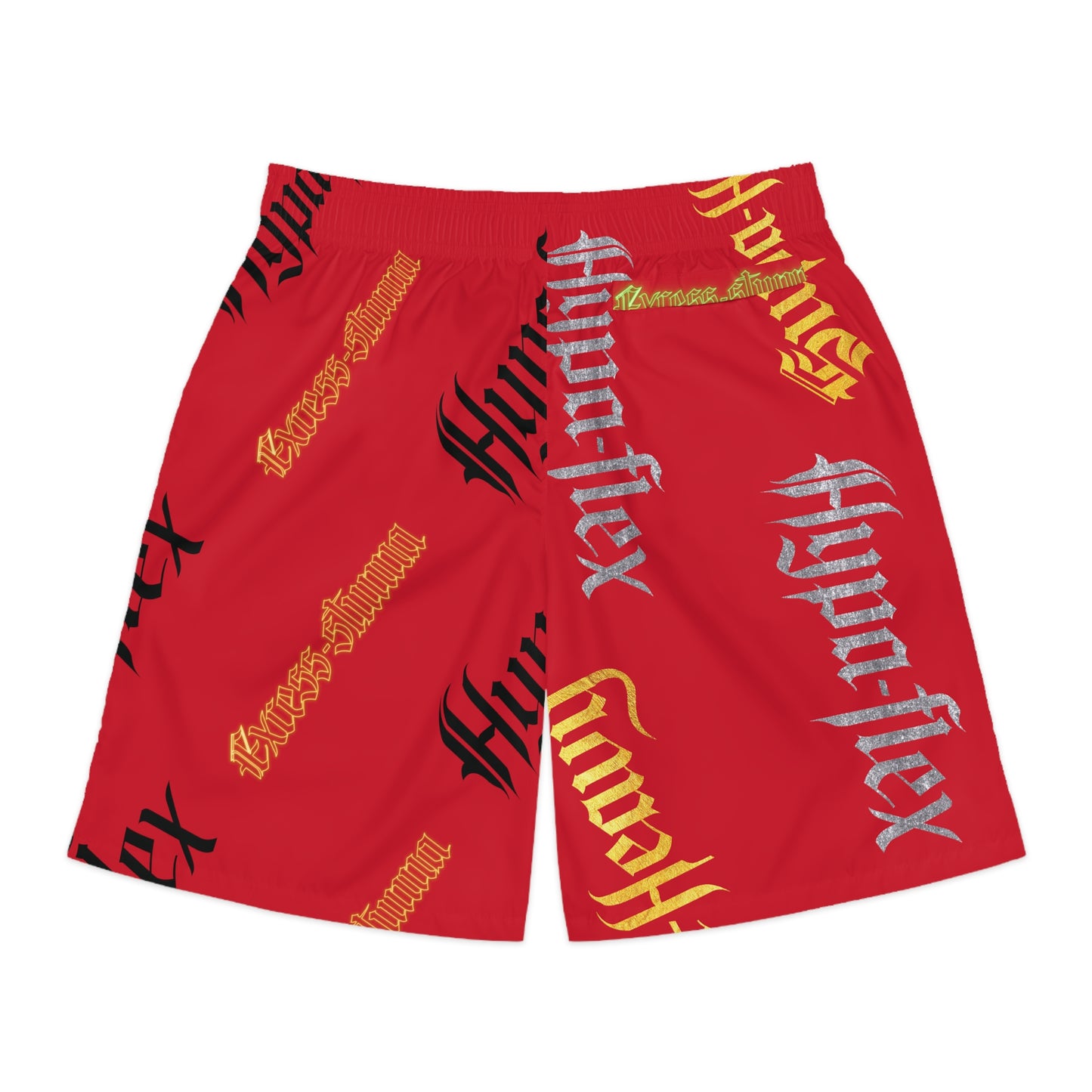 Dark Red Gator Drip Exclusive Supa-Heavy Excess-Stunna Hypa-Flex Limited Edition OG “Excess-Stunna Collection” Men's Jogguz Playuz Shorts