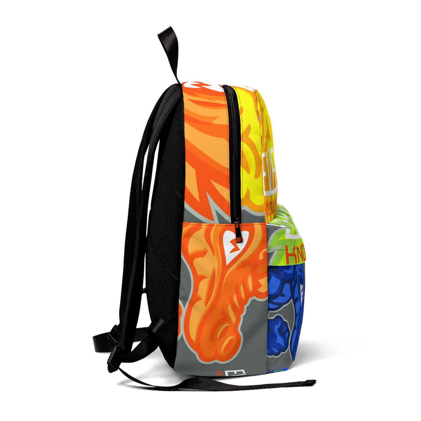 Dark Grey Flawdawear Limited Edition OG Flawda Mane “Everybody Know Me” Classic Playuz Backpack