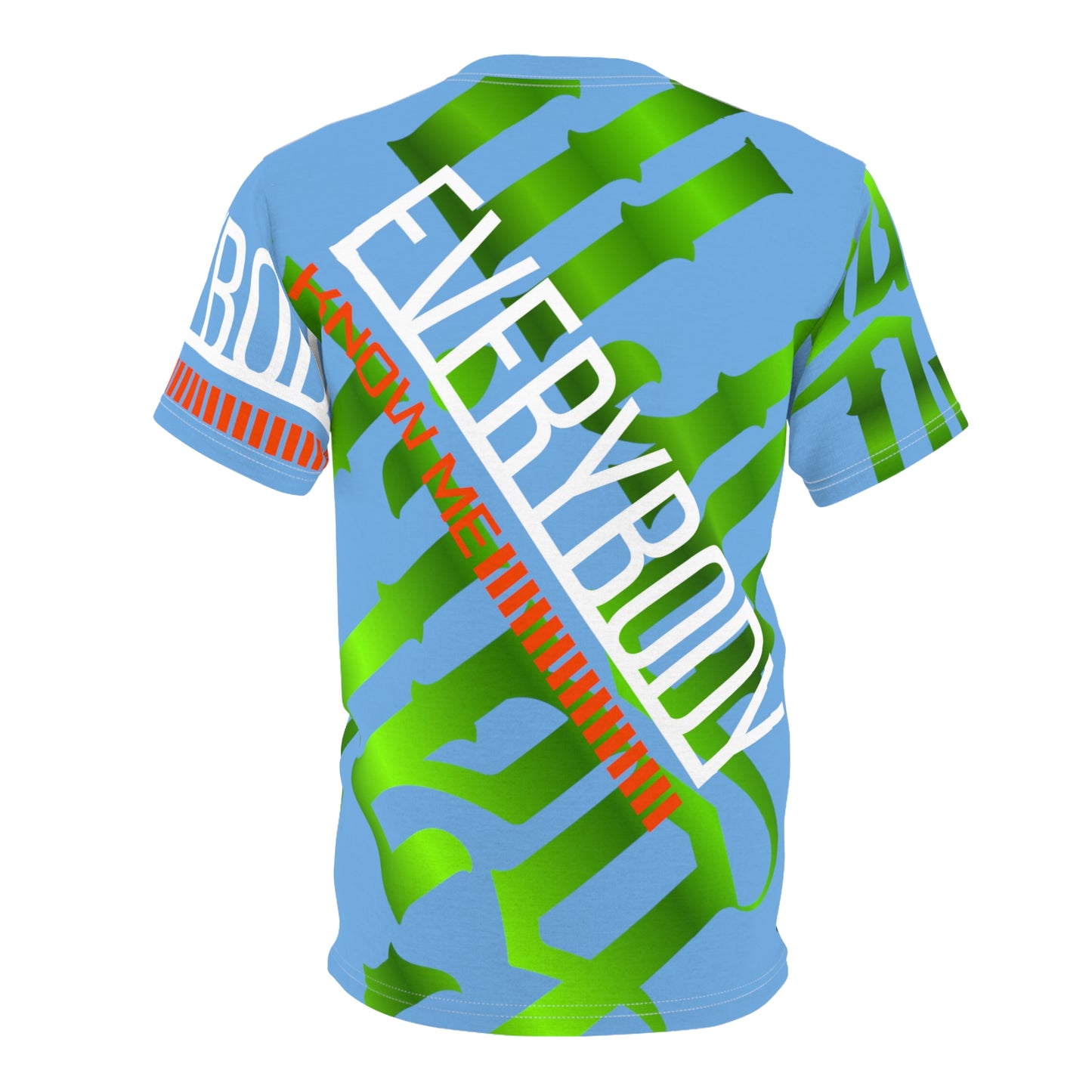 Light Blue Gator Drip Exclusive Supa-Heavy Excess-Stunna Hypa-Flex Limited Edition OG Flawda Mane “Everybody Know Me” Unisex Cut & Sew Playuz Tee