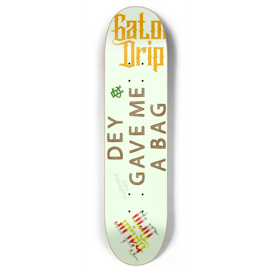 White Gator Drip 7.87 Pop “A Bag" Limited