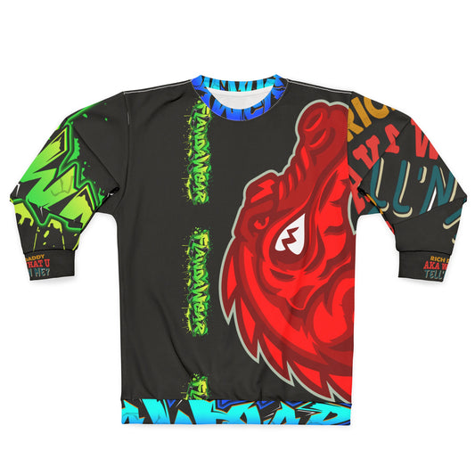 Black Flawdawear Limited Edition OG Rich Daddy “Rich Daddy AKA What U Tell’n ME?” Unisex Playuz Sweatshirt