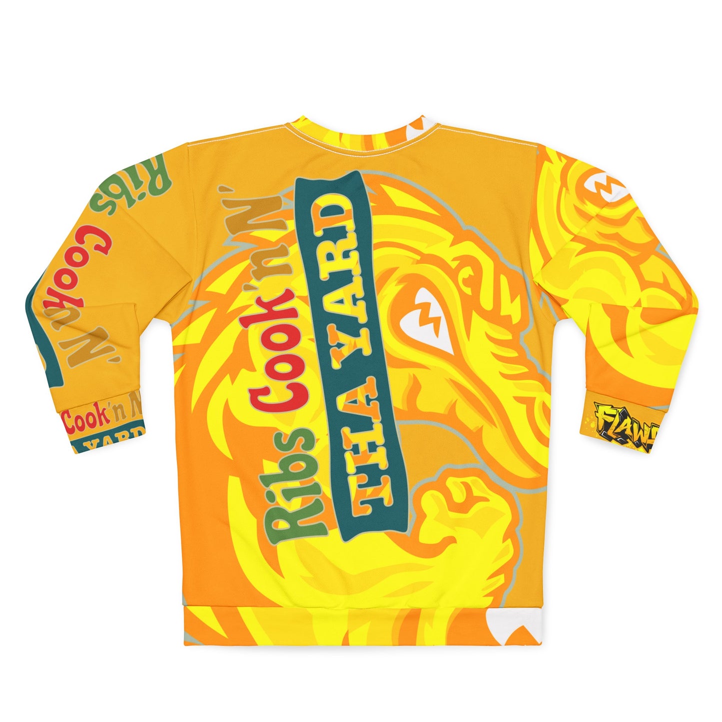 Yellow Flawdawear Limited Edition OG Flawda Mane “Ribs Cook’n N’ Men’s Unisex Playuz Sweatshirt