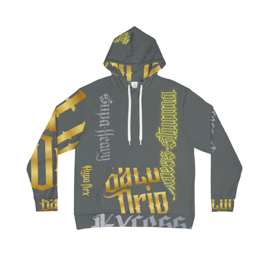 Dark Grey Gator Drip Exclusive Supa-Heavy Excess-Stunna Hypa-Flex Limited Edition OG Rich Daddy “Will We Do A Show Gladly But U Gotta Pay Us In Bags G” Men's Playuz Hoodie