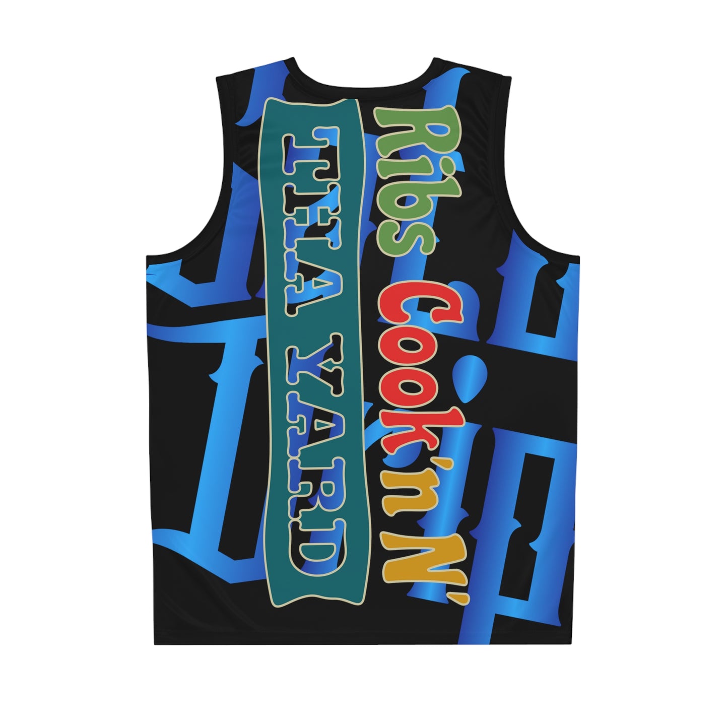 Black Gator Drip Exclusive Supa-Heavy Excess-Stunna Hypa-Flex Limited Edition OG Flawda Mane “Ribs Cook’n N’ Tha Yard” Basketball Playuz Jersey