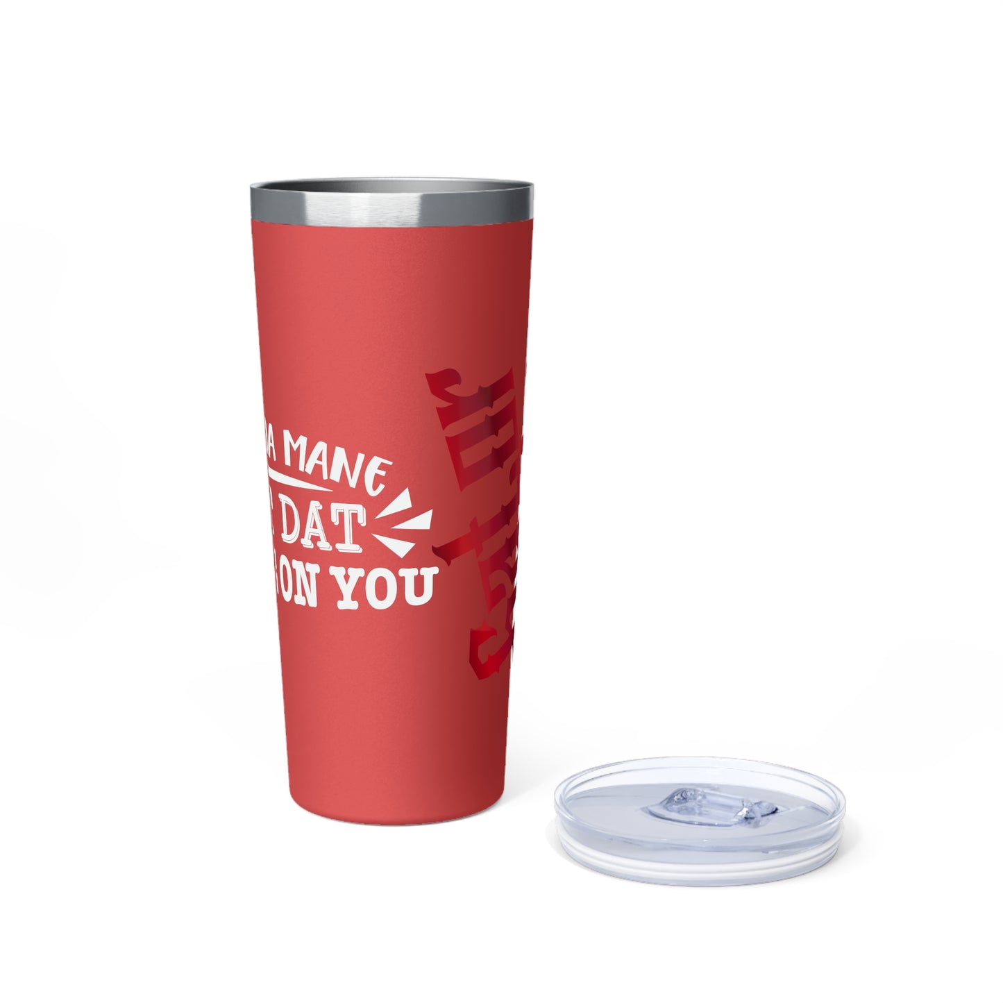 Red Gator Drip Exclusive Supa-Heavy Excess-Stunna Hypa-Flex Limited Edition OG Alligator Playuz "Flawda Mane Put Dat Smoke On You" Copper Vacuum Insulated Tumbler, 22oz