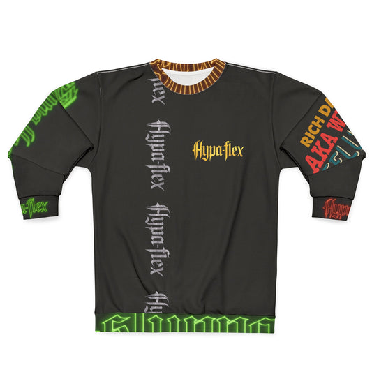 Black Gator Drip Exclusive Supa-Heavy Excess-Stunna Hypa-Flex Limited Edition OG Rich Daddy “Rich Daddy AKA What U Tell’n ME?” Unisex Playuz Sweatshirt