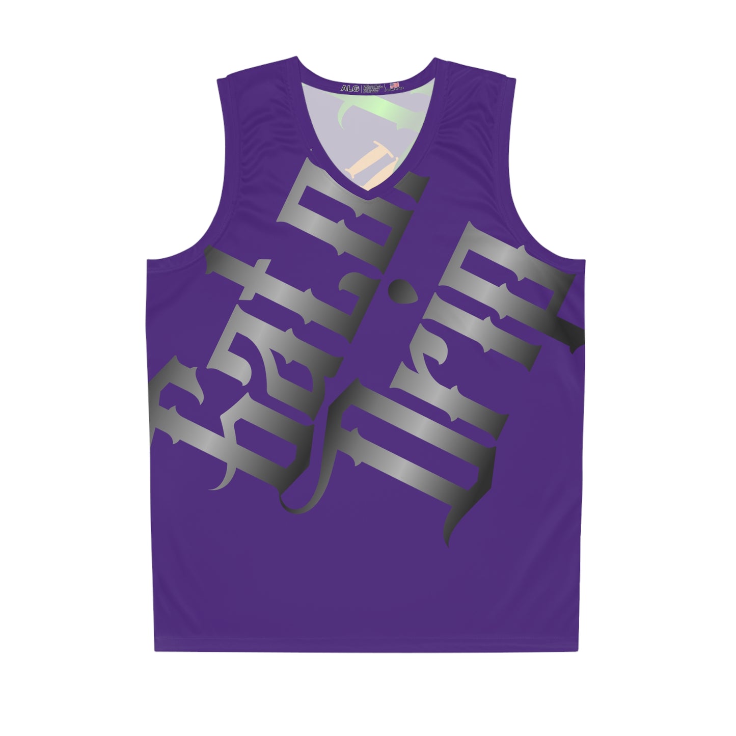 Purple Gator Drip Exclusive Supa-Heavy Excess-Stunna Flex Alligator Playuz Limited Edition OG Multi-Logo Flawda Mane “Ain’t Shit Change Put A G-Class On My Neck” Basketball Playuz Jersey