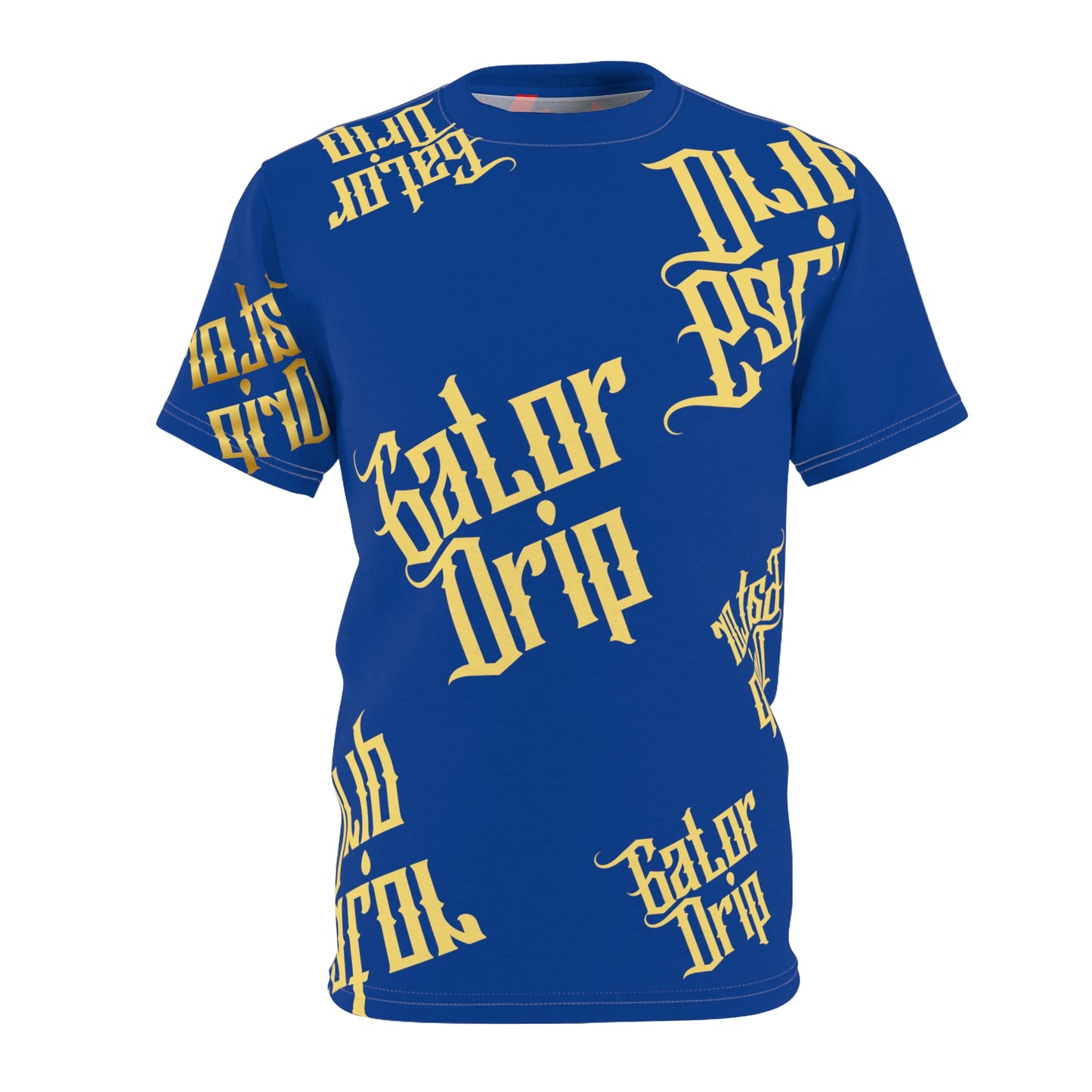 Blue Gator Drip Exclusive Supa-Heavy Excess-Stunna Hypa-Flex Men’s Unisex Cut & Sew Playuz Tee