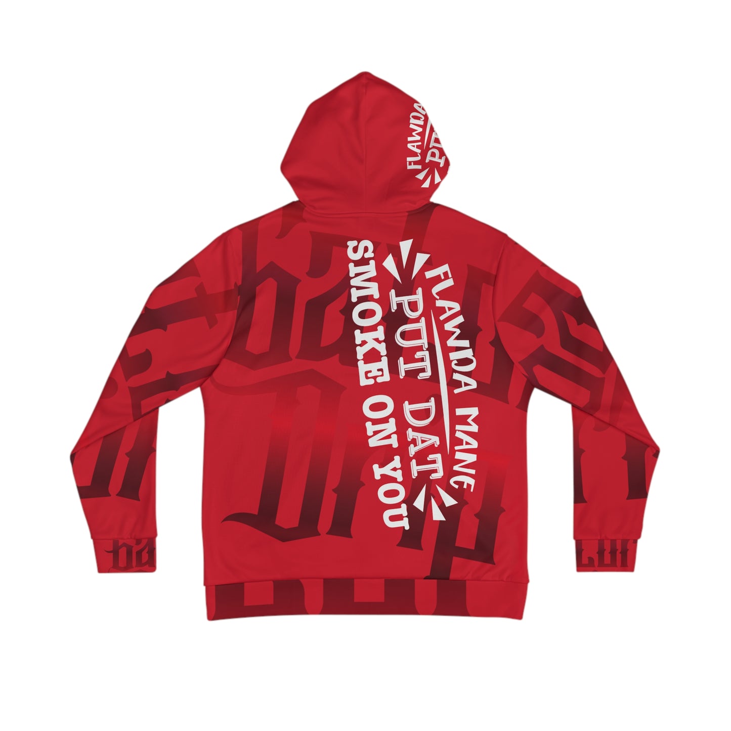 Red Gator Drip Exclusive Supa-Heavy Excess-Stunna Hypa-Flex Limited Edition OG Alligator Playuz “Flawda Mane Put Dat Smoke On You” Men’s Playuz Sweatshirt