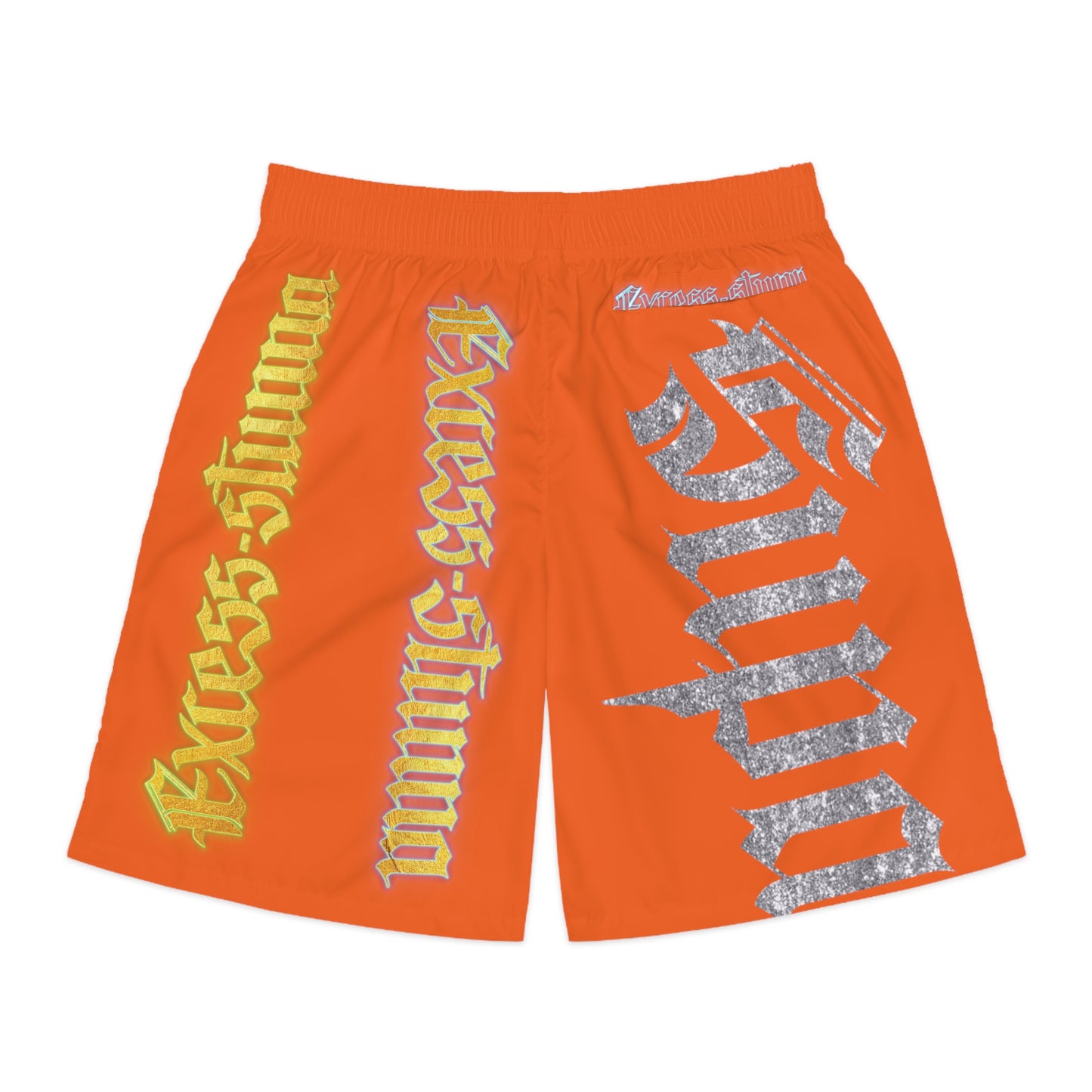 Orange Gator Drip Exclusive Supa-Heavy Excess-Stunna Hypa-Flex Limited Edition OG “Excess-Stunna Collection” Men's Jogguz Playuz Shorts
