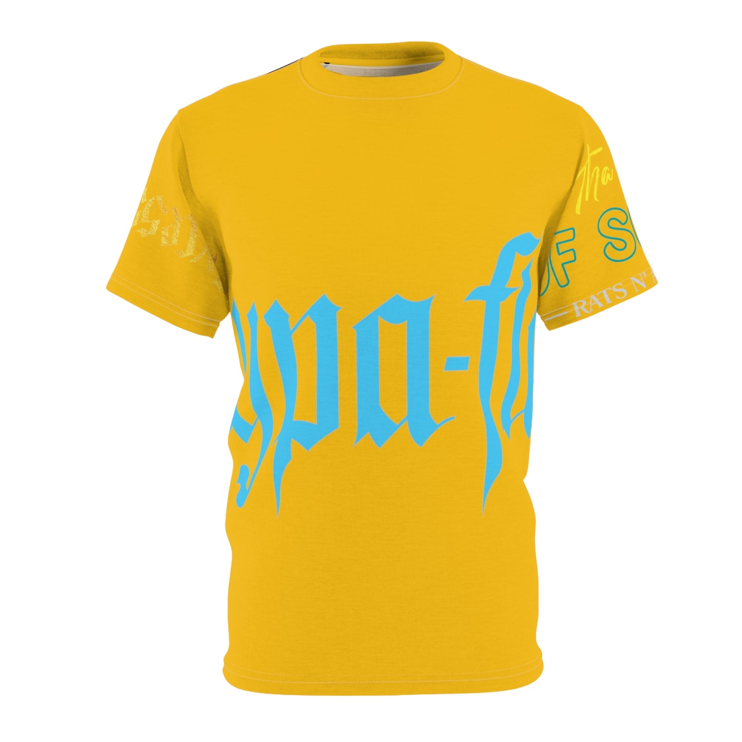 Yellow Gator Drip Exclusive Supa-Heavy Excess-Stunna Hypa-Flex Limited Edition OG Flawda Mane “Tha State Of Swamp Rats N’ Alligators” Unisex Cut & Sew Playuz Tee