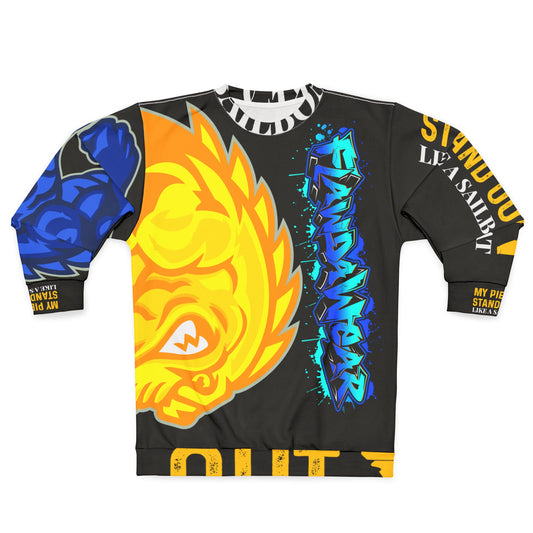 Black Flawdawear Limited Edition OG Flawda Mane “My Piece Stand Out Like A Sailboat” Unisex Playuz Sweatshirt