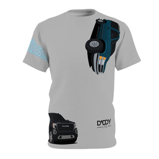 Light Grey Daddy LTD. Ubuh-Stunna Limited Edition Triple~OG Unisex Cut & Sew Playuz Tee