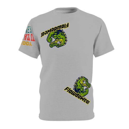 Light Grey Flawdawear Rich Daddy “Rich Daddy AKA What U Tell’n ME?” Limited Edition OG Unisex Cut & Sew Playuz Tee