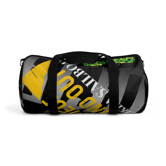 Black Gator Drip Exclusive Supa-Heavy Excess-Stunna Hypa-Flex Limited Edition OG Flawda Mane “My Piece Stand Out Like A Sailboat” Duffel Playuz Bag