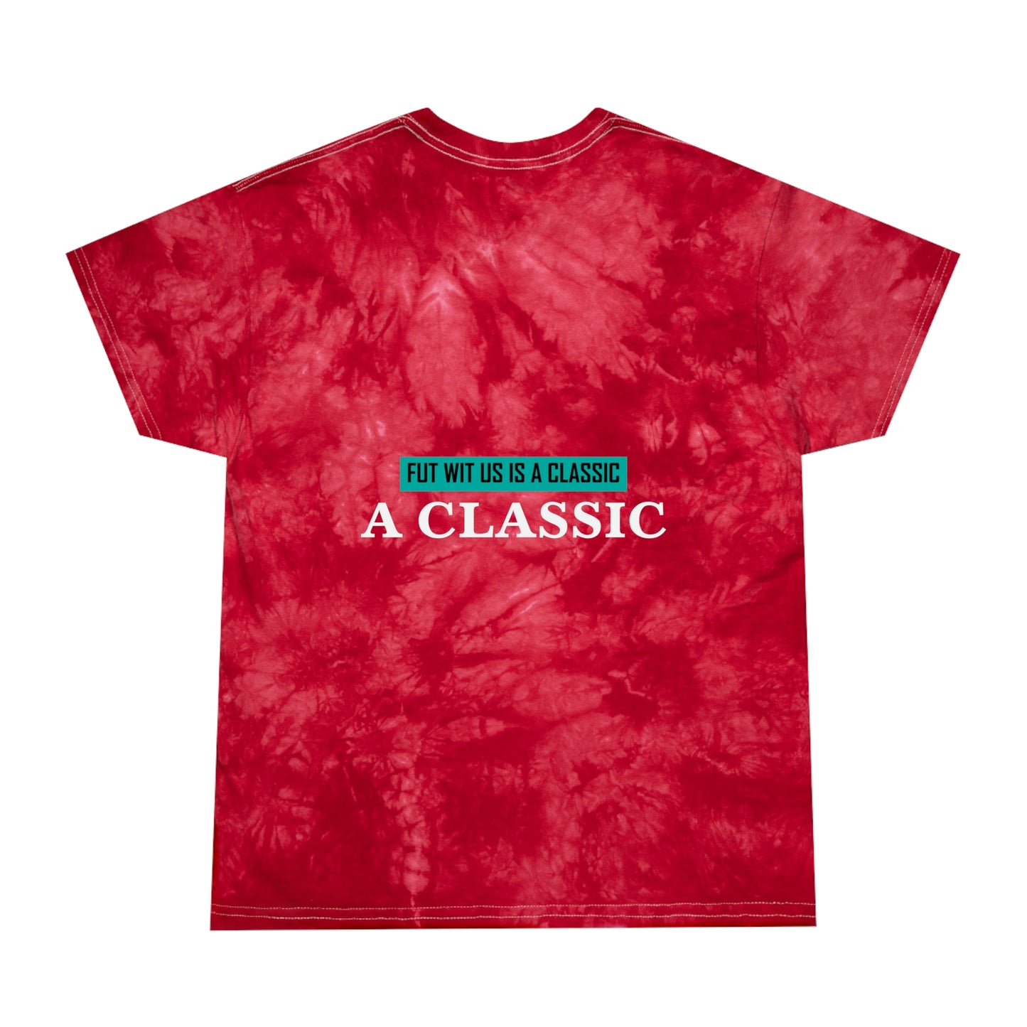 Tie-Dye Red Flawdawear x Gator Drip Supa-Heavy Excess-Stunna Hypa-Flex Limited Edition OG Alligator Playuz "Fut Wit Us Is A Classic" Unisex Playuz Tee