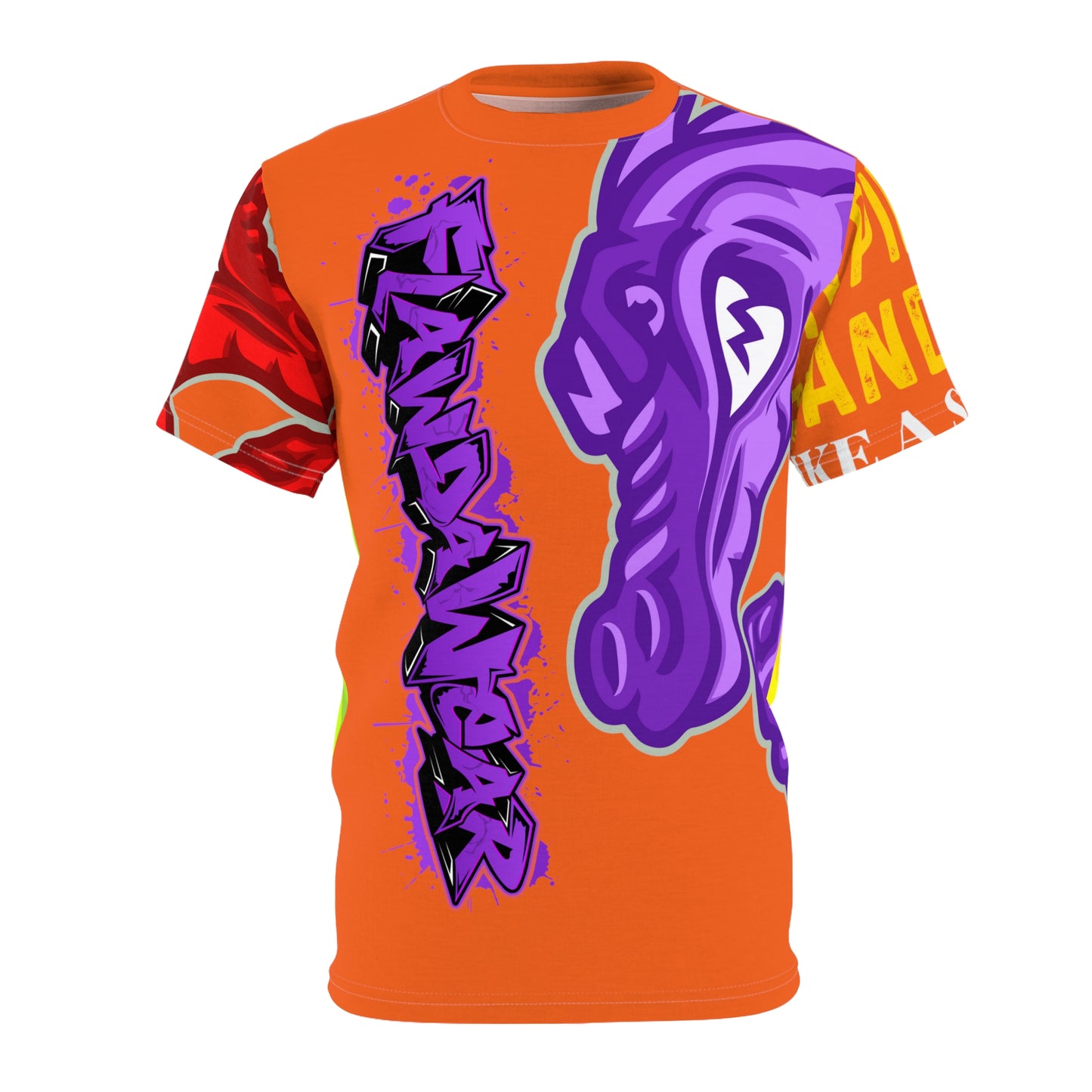 Orange Flawdawear Limited Edition OG Flawda Mane “My Piece Stand Out Like A Sailboat” Unisex Cut & Sew Playuz Tee