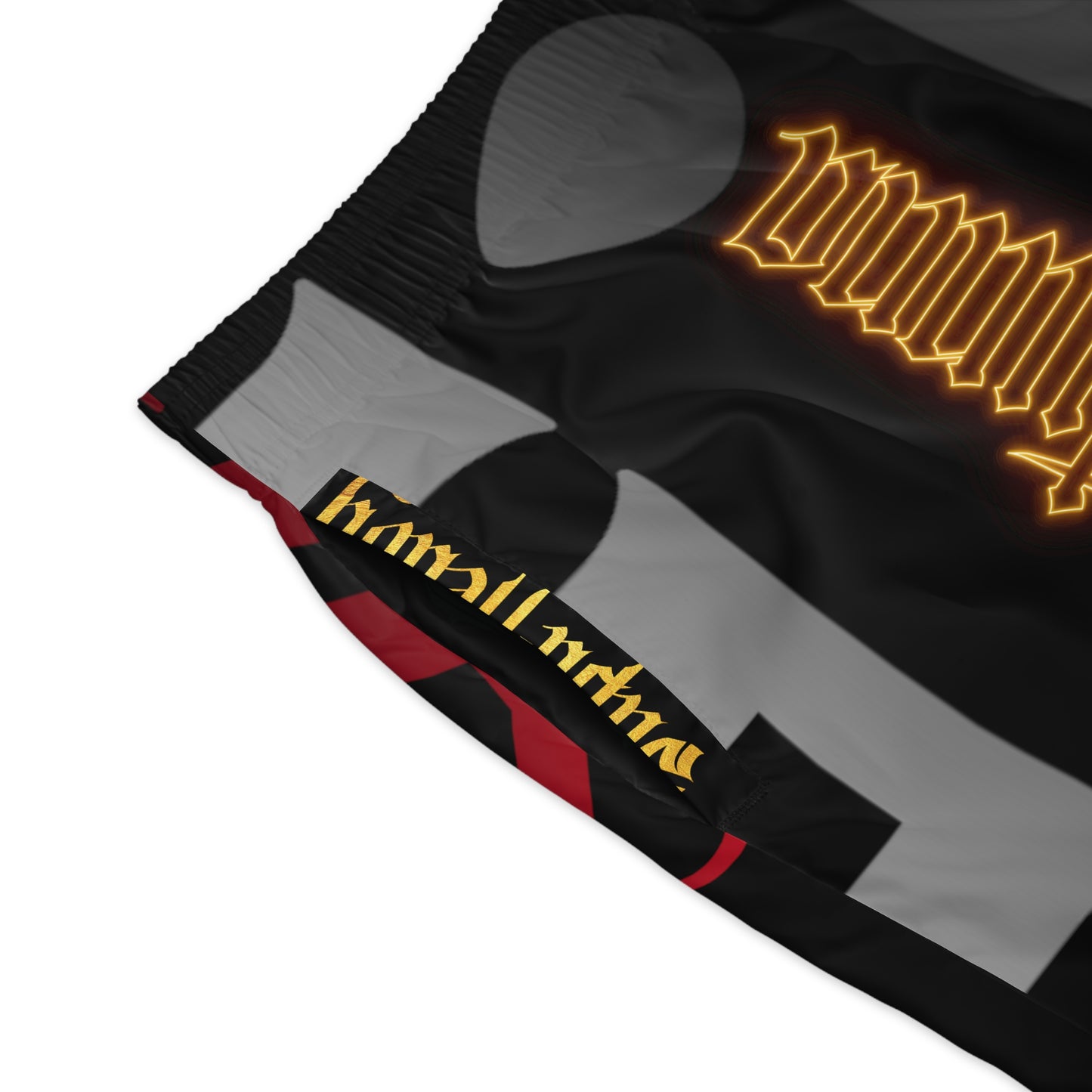 Black Gator Drip Exclusive Supa-Heavy Excess-Stunna Hypa-Flex Limited Edition OG Flawda Mane “Tha State Of Swamp Rats N’ Alligators” Men’s Jogguz Playuz Shorts