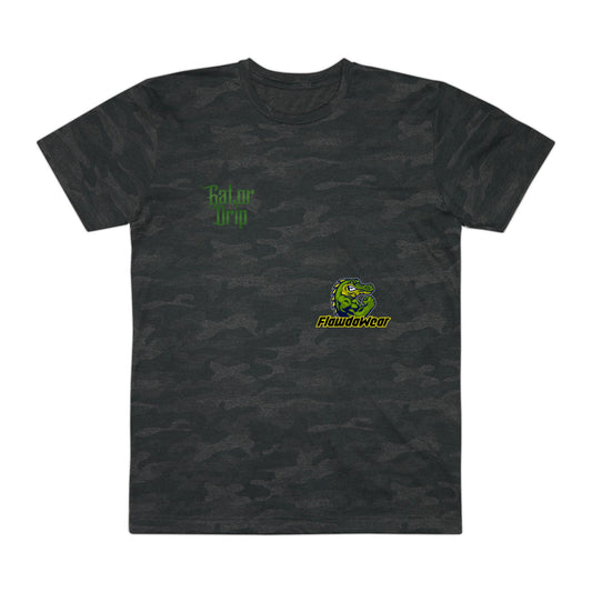 Storm Camo Flawdawear x Gator Drip Stunna-Flex "Southern To Tha Fuck'n Bone" Limited Edition OG Flawda Mane Men's Fine Playuz Jersey Tee