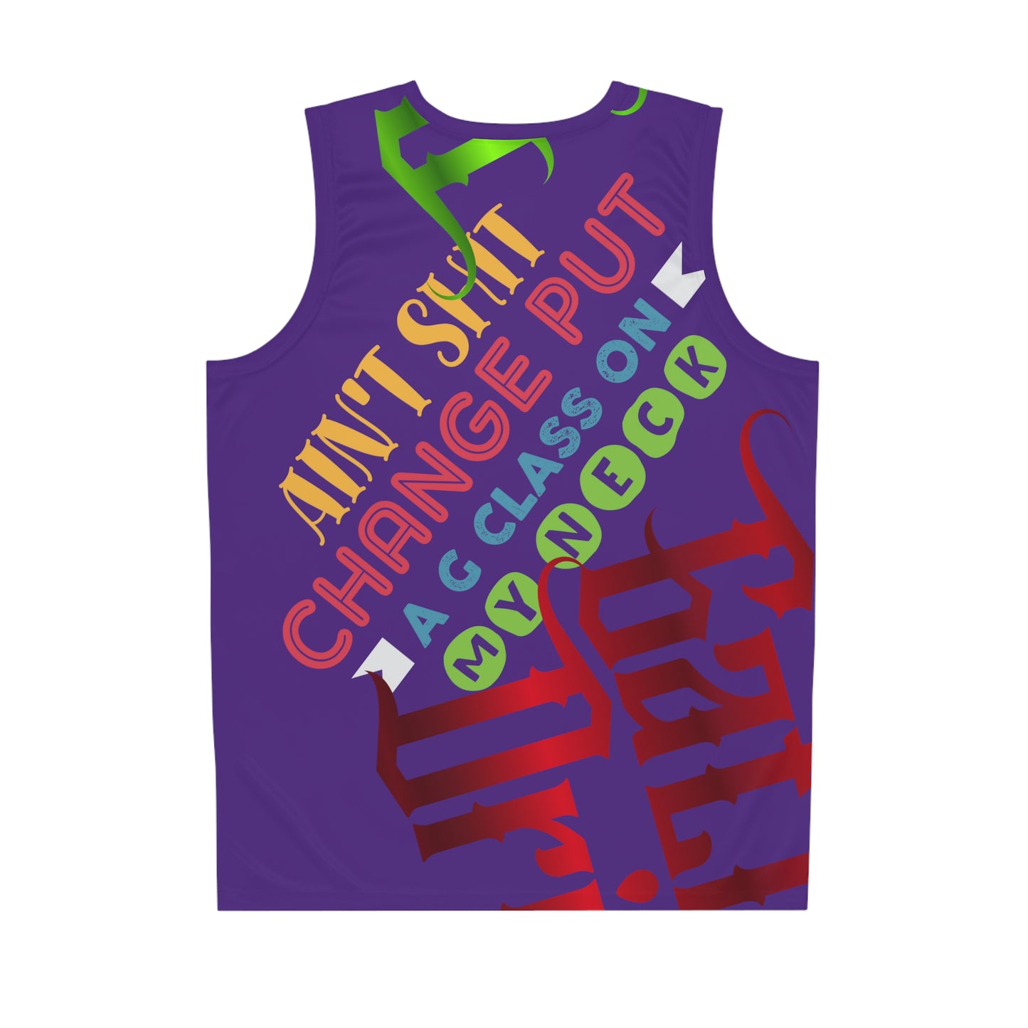 Purple Gator Drip Exclusive Supa-Heavy Excess-Stunna Flex Alligator Playuz Limited Edition OG Multi-Logo Flawda Mane “Ain’t Shit Change Put A G-Class On My Neck” Basketball Playuz Jersey