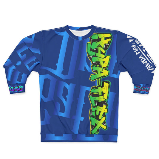 Blue Gator Drip Exclusive Supa-Heavy Excess-Stunna Hypa-Flex Limited Edition OG Alligator Playuz “Flawda Mane Put Dat Smoke On You” Unisex Playuz Sweatshirt