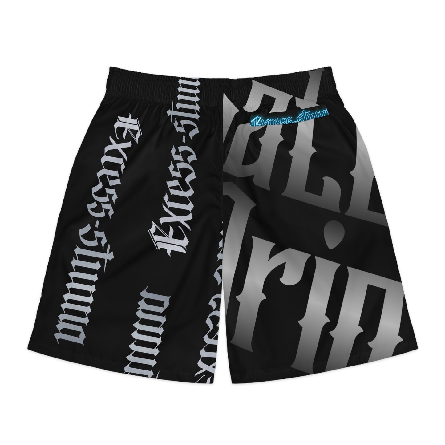 Black Gator Drip Exclusive Supa-Heavy Excess-Stunna Hypa-Flex Limited Edition OG “Excess-Stunna Collection” Men's Jogguz Playuz Shorts