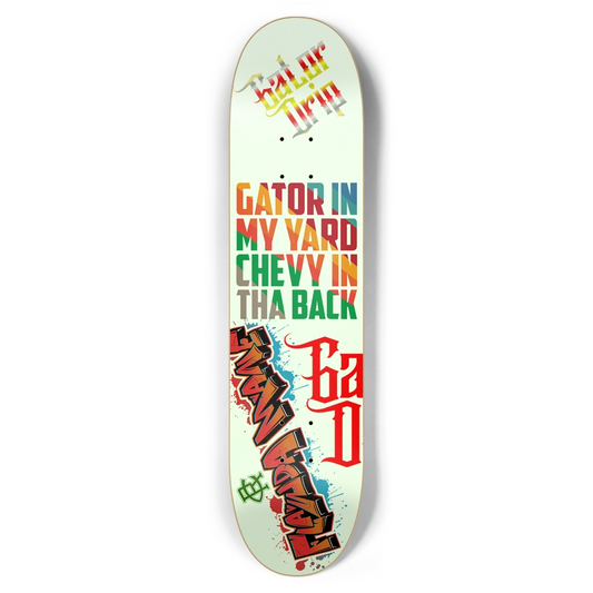 White Gator Drip 7.62 Pop “Yard Gator" Limited